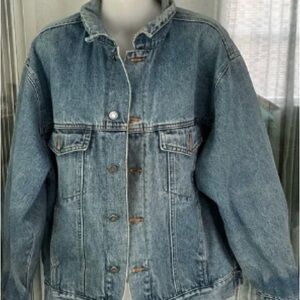 Stylish Blue Denim Women's Jean Jacket